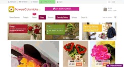 Desktop Screenshot of flowerscolombia.net